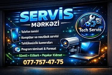 telefon temir: Tech Servis – Servis Mərkəzi Xidmətlər: - Telefon təmiri - Kompüter — 1