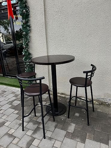 nejavika masa: Komplekt bar stol stul dəsti satılır.4 ədəd masa, 12 ədəd — 4