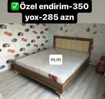 divan çarpayı: Yeni, İkinəfərlik çarpayı, Bazasız, Matras ilə, Siyirməsiz, Azərbaycan — 1