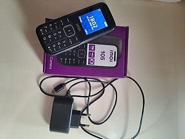 Inoi 105, rəng - Qara, Düyməli