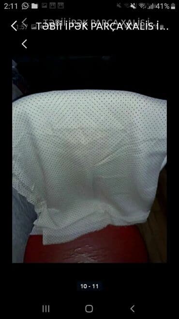 баку седерек шубы: Təbi̇i̇ i̇pək parça
xali̇s i̇pək parça — 2