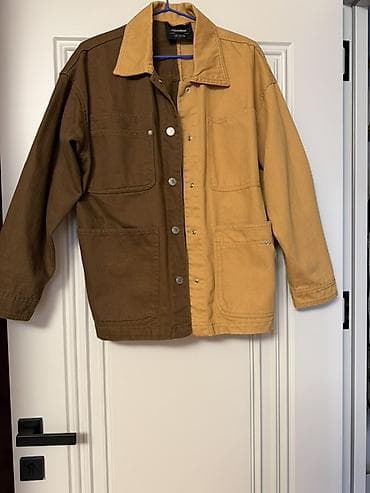 işçi geyimi: Pull&Bear iki rəngli işçi tərzli cins jaket - Brend — 2