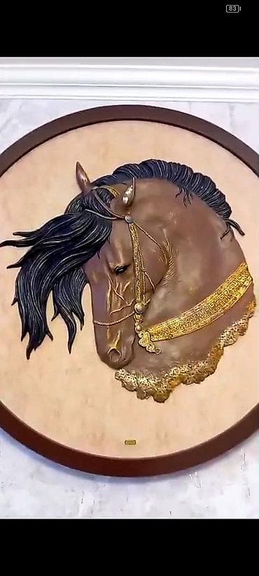 Velosiped aksesuarları: Divar dekoru – at başı reliyef panosu Baha alınıb otağa uyğun olmadığı — 2