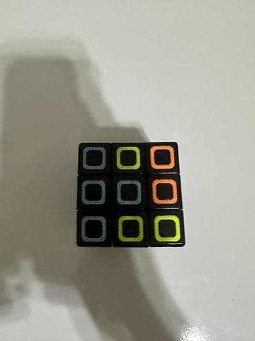 rubik kubu: Rəngli 3x3 Rubik kubu - Klassik 3x3 mexanizm, rahat fırlanma üçün — 3