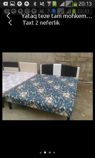 2 neferlik taxt: Carpayi
teze mohkem 2 neferlik — 1