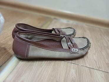 женские кожаные тапочки: Qadın mokasinləri - Model: Loafer/mokasin tipli gündəlik ayaqqabı - — 2