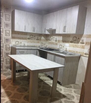 metbex mebelleri qiymeti: Sifarişlə mətbəx dəsti, Özü çəkən petlələr, Sadə laminat, Kredit yoxdur, Pulsuz çatdırılma — 3