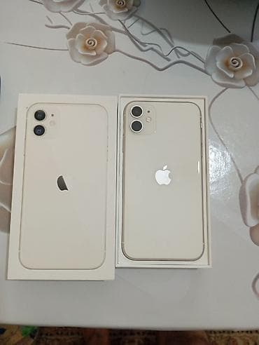ayfon 15 sadə: IPhone 11, 128 GB, Ağ, Face ID — 1