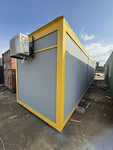 vaqonlarin satisi: Modul konteyner ev/ofis - Ölçü: təxminən 12 m uzunluq, 3 m en — 3