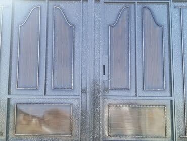 Darvazalar və aksesuarlar: Dəmir Həyət darvazası, Yana açılan, Mexaniki, rəng - Mavi — 2