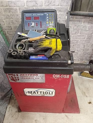 disk yonan: Mattioli OM-958 şin balans qurğusu və şin söküb-taxma aparatı — 4