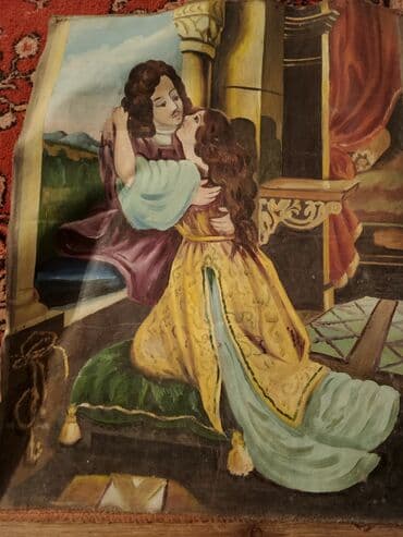 divar üçün şəkillər: Картина в хорошем состоянии без рамки — 1