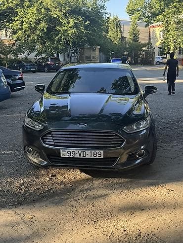 ford escort: Ford Mondeo (Fusion) sedan - Korpus: 4 qapılı sedan, tünd boz rəng - — 6