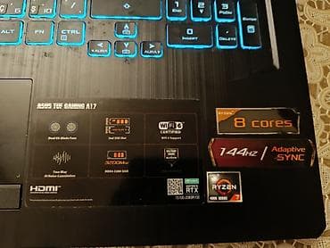 irşad electronics noutbuklar: İşlənmiş ASUS TUF Gaming, 17.3 ", AMD Ryzen 7, 512 GB, Pulsuz çatdırılma — 4