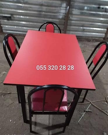 stolustu: 4 nəfərik 6 nəfərik 8 nəfərik stolar və otracaqlar bir başa sexdən sex — 10