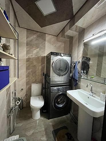 ev ucuz: Geniş və işıqlı mənzil – açıq mətbəxli qonaq otağı və rahat yataq — 10