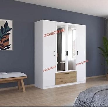 modern mebel: Yeni, Açılan, 3 qapılı Düz dolab, Qarderob, paltar dolabı, Rusiya — 4