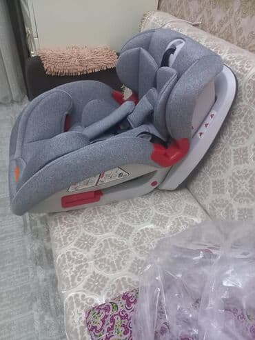 uwaq oturacagi: Uşaq avtomobil oturacağı – boz rəng, yumşaq tekstil üzlüklü, yanlardan — 3