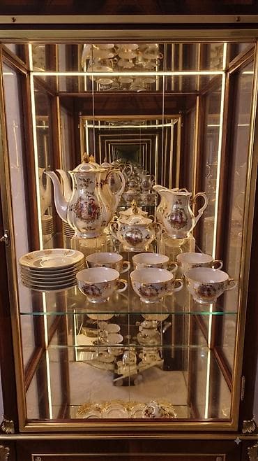 çay servis: Çay dəsti, rəng - Ağ, Farfor, 6 nəfərlik — 1