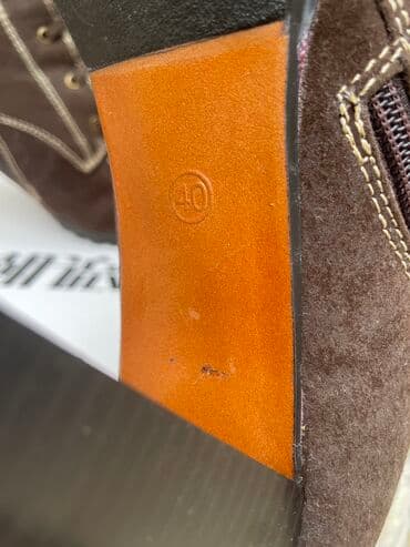 qiz ucun botlar: Ölçü: 40, rəng - Qəhvəyi, İşlənmiş — 2