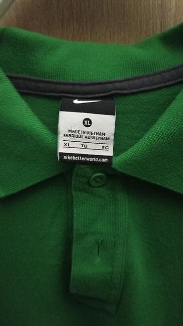 Kişi geyimləri: Polo köynək, Nike, XL, rəng - Yaşıl — 2