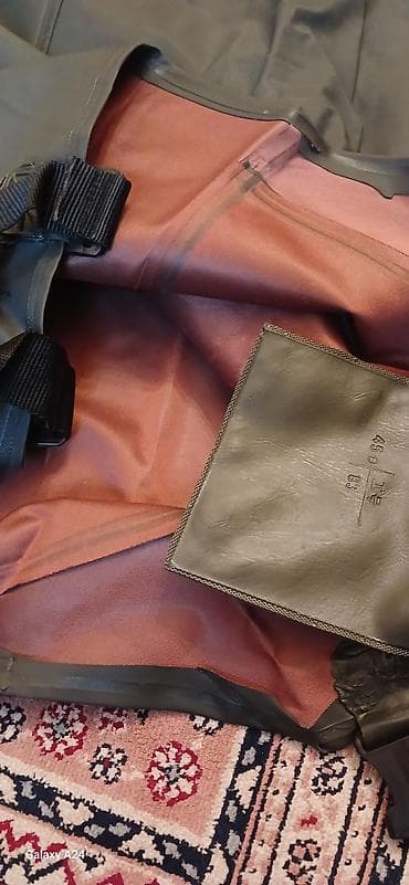 uşağ paltarlari: Su keçirməyən balıqçı kombinezonu (çəkməli wader) - Model: hündür — 4