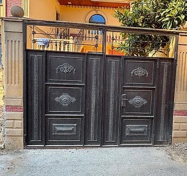 Darvaza 320/257sm 650azn Xirdalan 9444 leliMetall darvaza – dekorativ