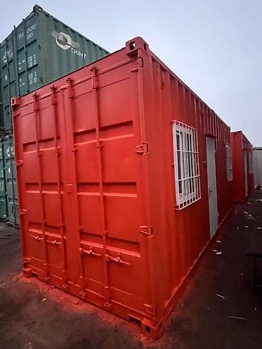 konteyner demiri: 20 fut konteynerdən hazırlanmış mobil ofis/modul otaq Xüsusiyyətlər — 2