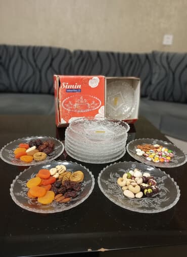 Süfrə ləvazimatları dəsti - Porselen meyvə/qəlyanaltı boşqabı: Ağ lalafo.az -da Süfrə ləvazimatları dəsti - Porselen meyvə/qəlyanaltı boşqabı: Ağ