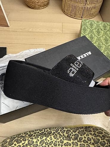 Alexander wang yeni ayaqqabilar.qara rengden 36,39 olcu.yasil reng 36 — 2