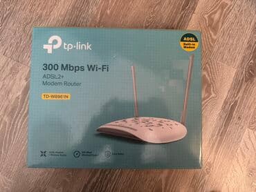 TP-Link TD-W8961N ADSL2+ modem-router, 300 Mbps Wi-Fi sürəti təmin