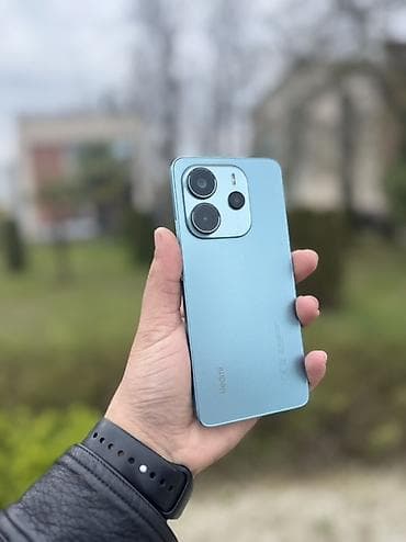 ikinci əl tikiş maşını: Redmi Note 14, 256 GB, rəng - Göy, Sensor — 1