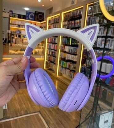 умная колонка алиса купить в баку: "Hoco W42 Cat Ear" bluetooth qulaqlıq. BÜTÜN MALLAR YENIDIR!!!⚜️ Ünvan — 7