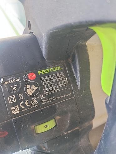 yuxuda nerdivan gormek: Festool TS 55 REBQ plunge tipli şinli diskli mişar Texniki — 2