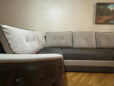 kreditle kunc divanlar: Künc divanı – ikirəngli (tünd boz və açıq boz) - Forma: L-şəkilli — 6