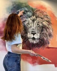 rəsm üçün boyalar, fırçalar: Divar rəsimlərinin çəkilməsi🎨 Qiymət rəsmə və onun ölçüsünə uyğun — 2