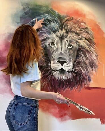 sekiller cekmek: Divar rəsimlərinin çəkilməsi🎨 Qiymət rəsmə və onun ölçüsünə uyğun — 2