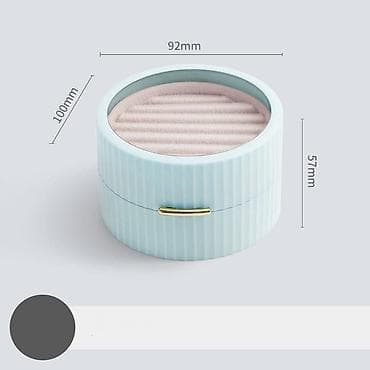 pulsuz əşyalar: Dairəvi zərgərlik qutusu – kompak və zərif təşkilatçı - Dizayn — 3