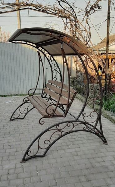 sallanan kreslo: Yeni, Divan-yelləncək, Zontikli, Metal — 1