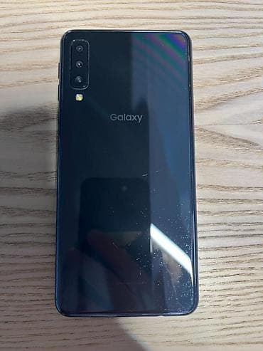 note 6 samsung: Samsung Galaxy A7 2018, 64 GB, rəng - Qara, Zəmanət — 2