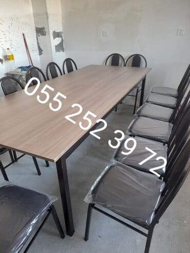 stul ev ucun: Qonaq otağı üçün, Yeni, Açılmayan, Dördbucaq masa — 5