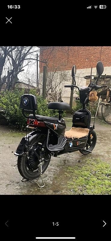 ön lip: Elektrik skuter – JETTY X seriyası - Rəng: qara, futuristik dizaynlı — 3