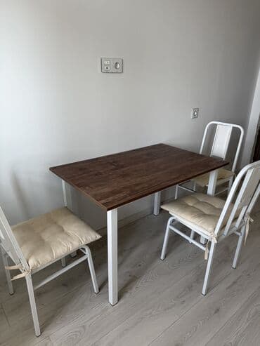 Mətbəx masası, İşlənmiş, Açılmayan, Dördbucaq masa