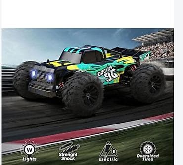 Oyuncaqlar: RC Monster Truck – 1/16 miqyaslı, 2.4GHz uzaqdan idarəetmə ilə — 2