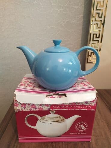caydan qiymətləri: Цвет - Синий, Заварочный чайник, Фарфор — 1