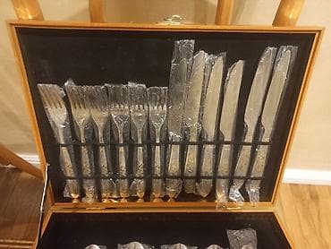 ov bicaqlari: Qaşıq ve çəngəl naboru.Poladdan palanmaz — 3