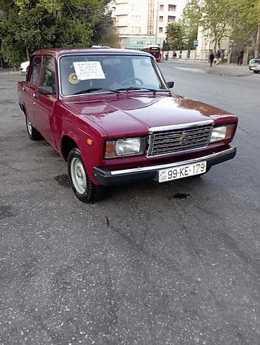 vaz 2106 aksesuar: VAZ Lada 2107 sedan - Rəng: tünd albalı/bordo - Kuzov: 4 qapılı — 3