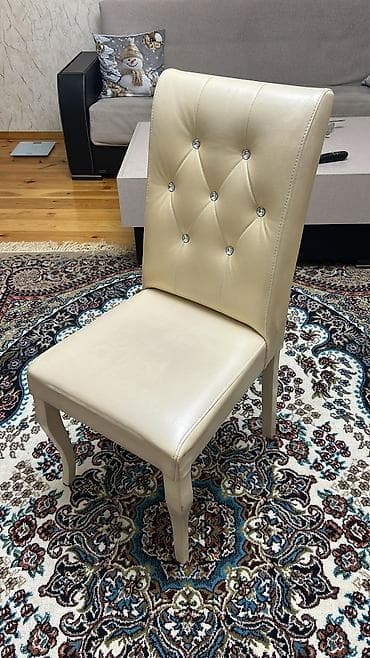 Qonaq otağı üçün, İşlənmiş, Qatlanmayan, rəng - Bej Stul