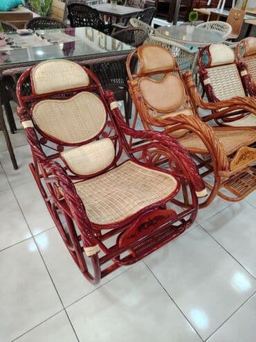 деревянные кресла качалки: Kreslo kaçalka Yüksək keyfiyyətli babuk ağacindan hazirlanmiş — 2