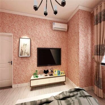 qonaq otagi aboylari 2020: Dekorativ səthlər üçün xüsusi toxumalı divar kağızı. Müxtəlif rəng və — 10